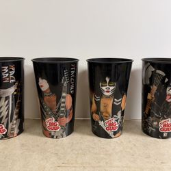 Kiss Slurpee Cups Complete Set Of 4 Brand New