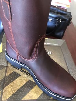 Steal toe Work boots