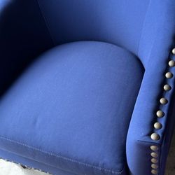 Pottery Barn Baldwin Upholstery Swivel Armchair