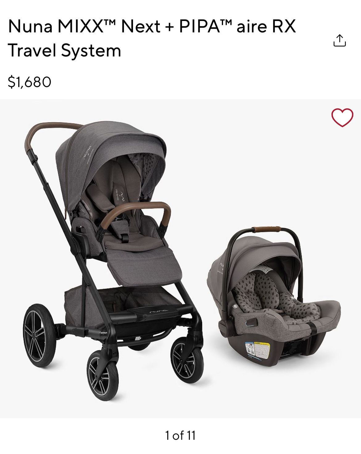 Pottery Barn Nuna Stroller