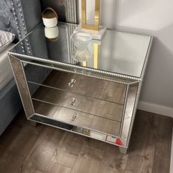Z Gallerie Mirrored Nightstands 
