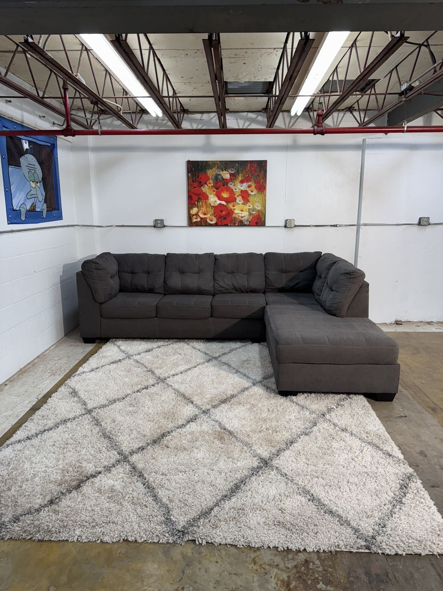 Grey Sectional Couch