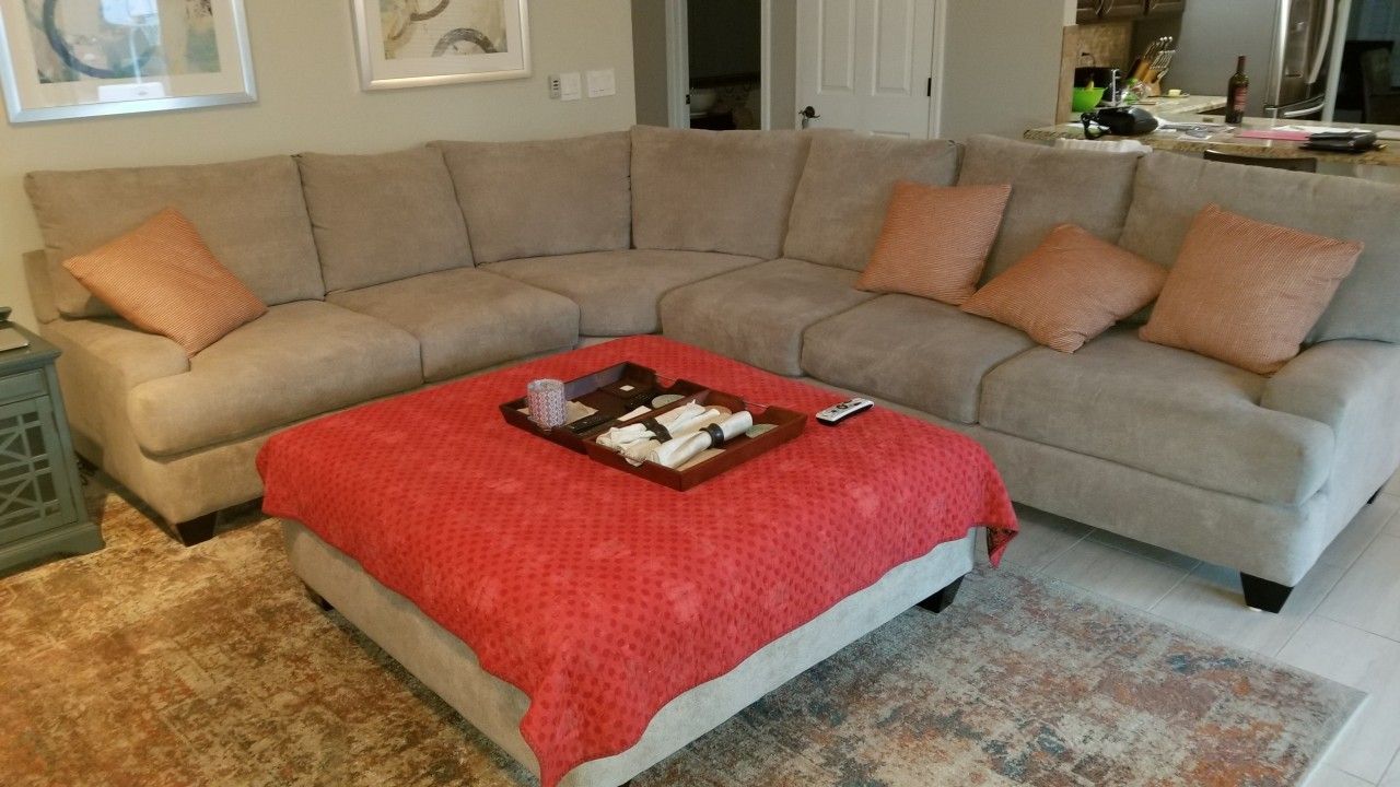 Homes Store three piece sectional.