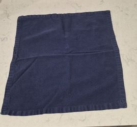 Blue cloth napkins, 5 count