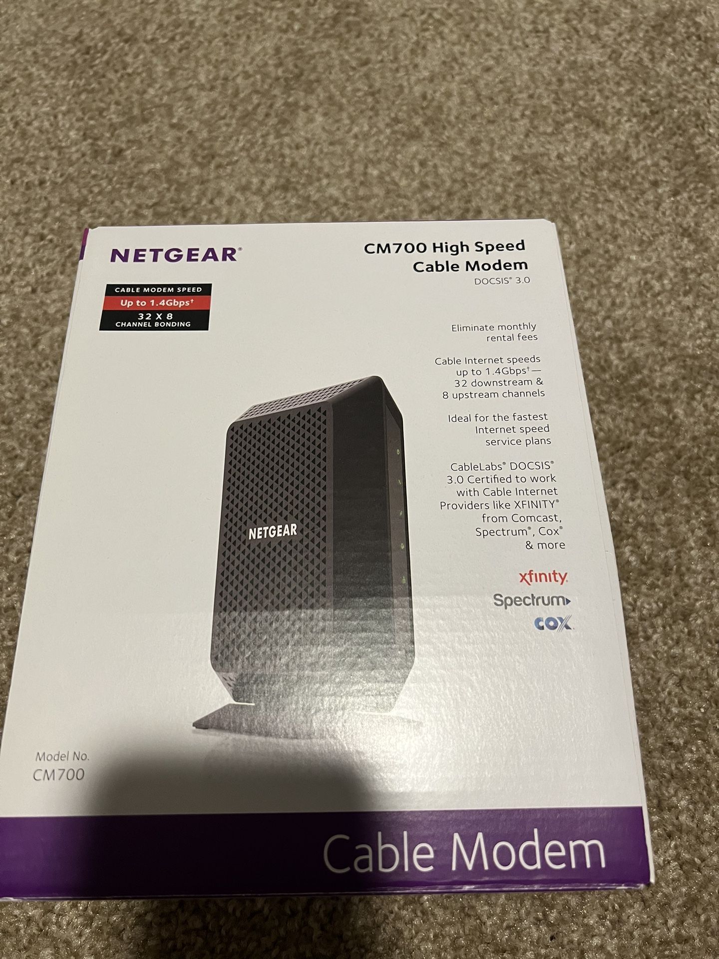 Netgear CM700 High Speed Never Used (open box) 