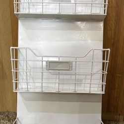 3 Tier  metal wall storage 