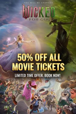 50% Off All Cinemark Movie Tickets