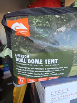 Camping tent.
