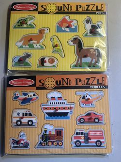 Melissa And Doug Sound Wood Puzzle’s