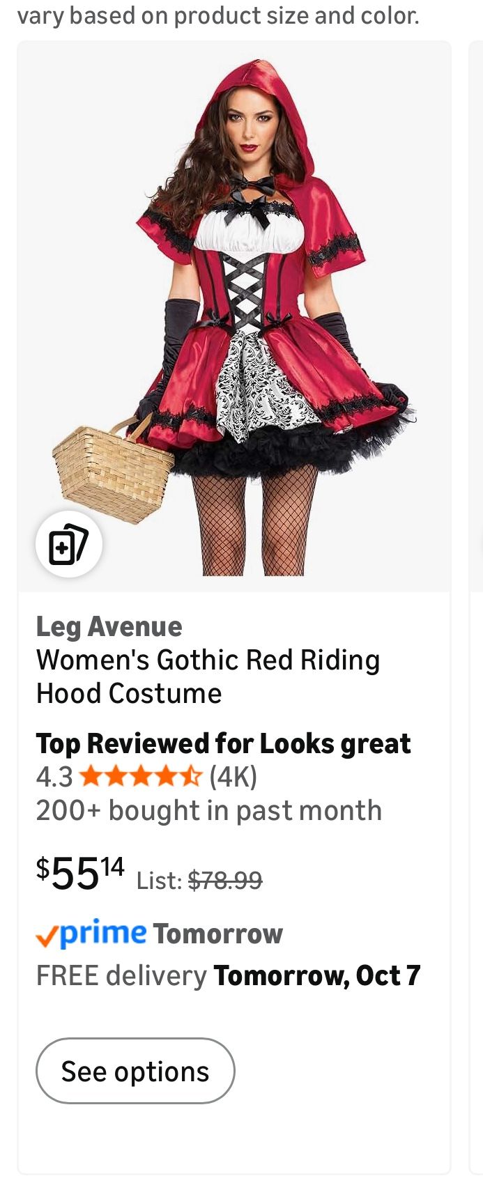 Leg Avenue Women’s Costume