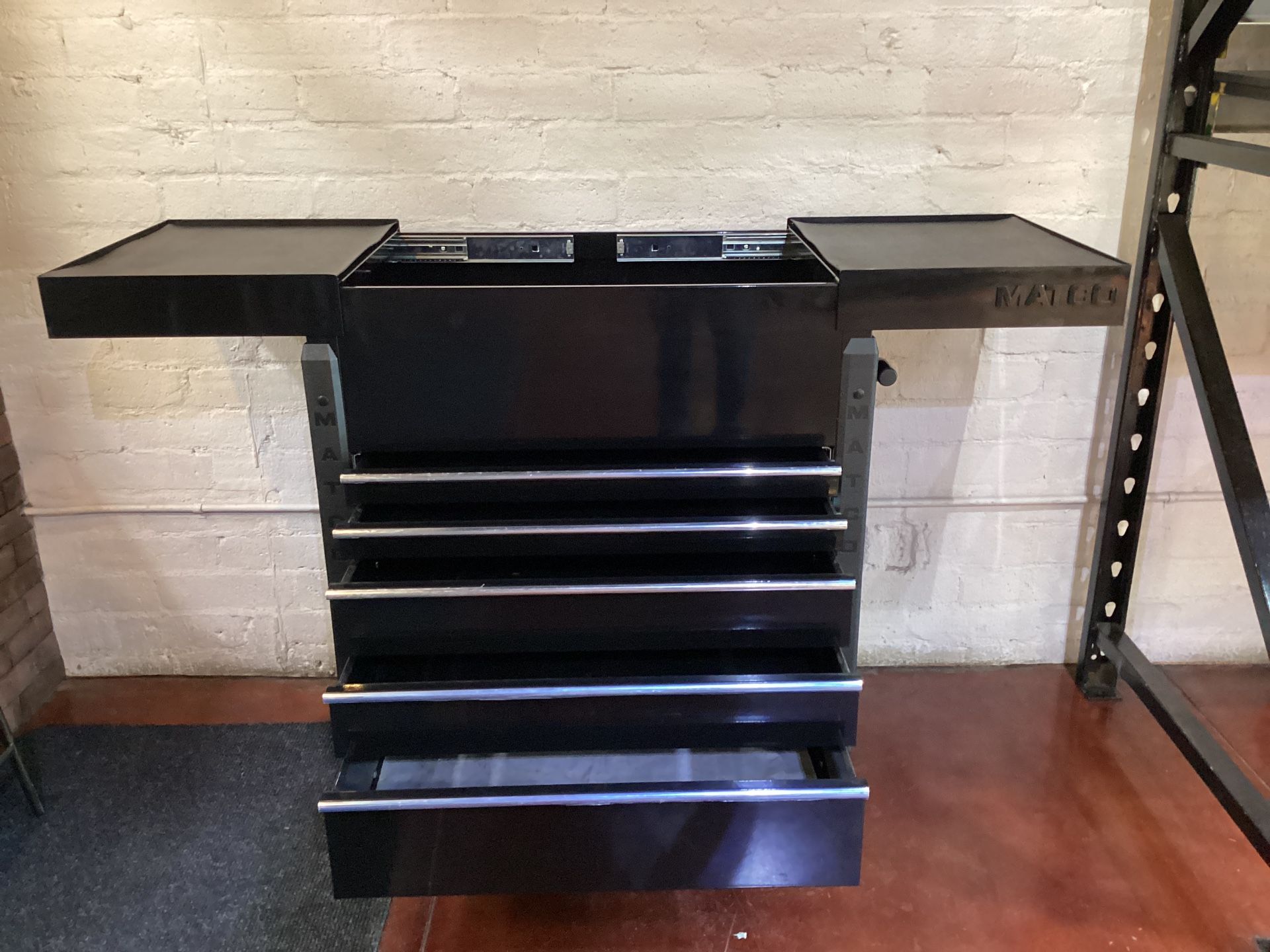 MATCO TOOLS JSC635/BBC SLIDING TOP TOOL CART 36” x 22” x 43” BLACK COLOR