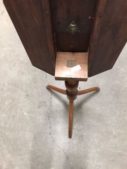 Antique cherry tip-top candle candle stand ca.18th century