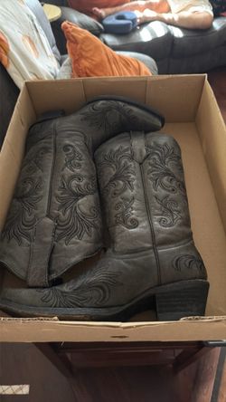 Womens western boots black