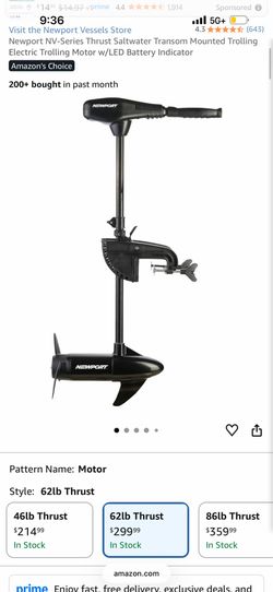 Newport Vessels NV-Series Electric Trolling Motor