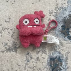 Hasbro, Ugly Dolls, Moxie, Pink Stuffed Animal Keychain
