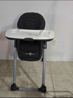 Graco baby high chair 4-in-1 and doble stroller for toddler and infant(both items)