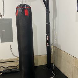 Titan Fitness Punching Bag And Stand 