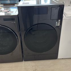 Bespoke 5.3 cu. ft. Ultra Capacity Ventless Heat Pump All-In-One Washer Dryer Combo with Super Speed in Dark Steel