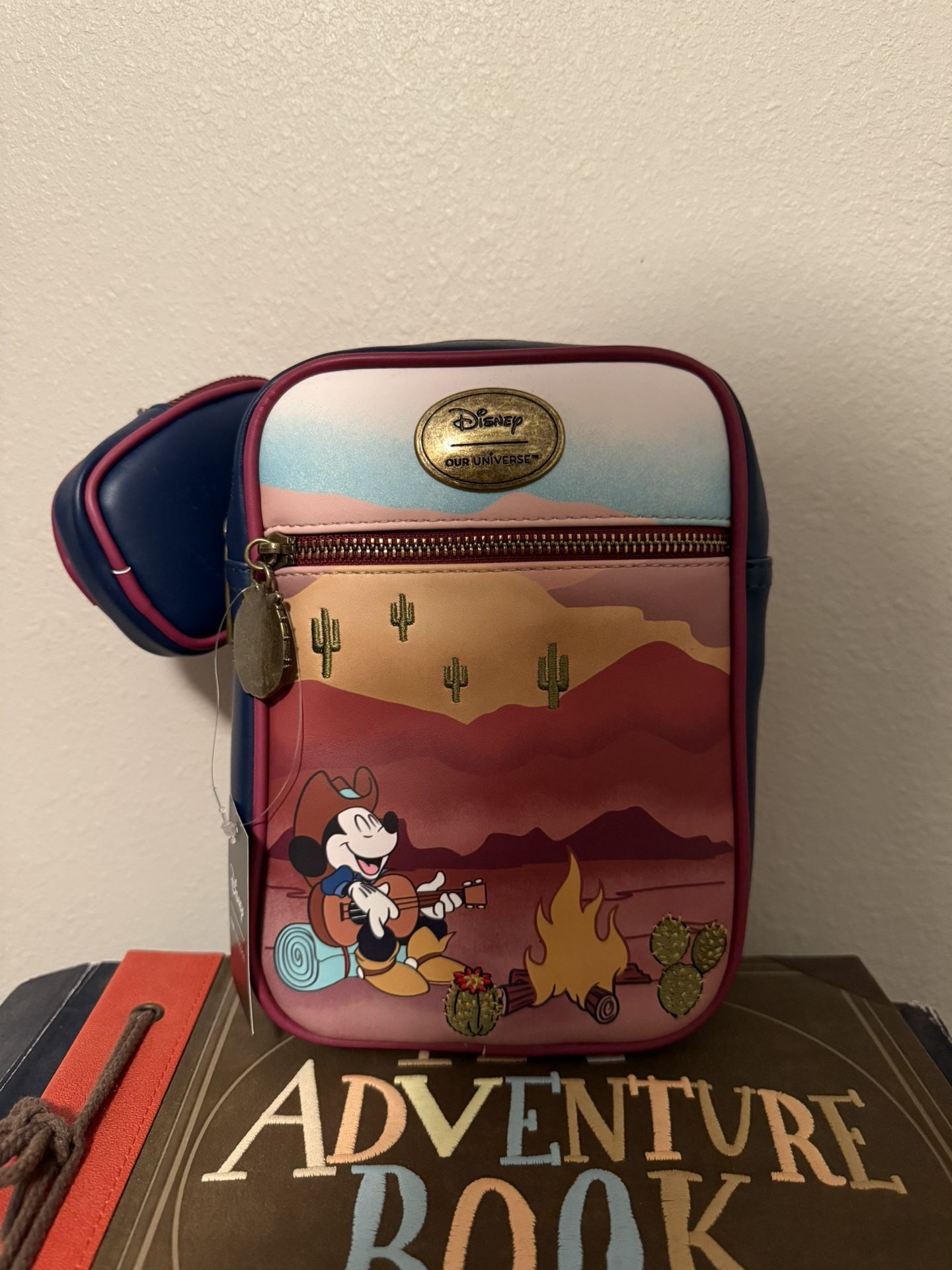 Mickey Mouse Western Crossbody With Pouch