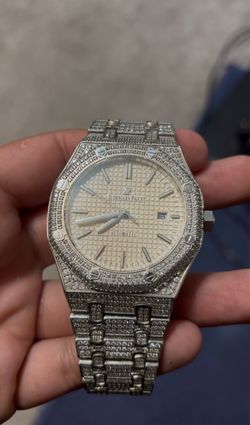 Iced out watch