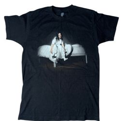 UNISEX Billie Eilish Medium Bad Guy 2019 Bed Photo T-Shirt Official Merch