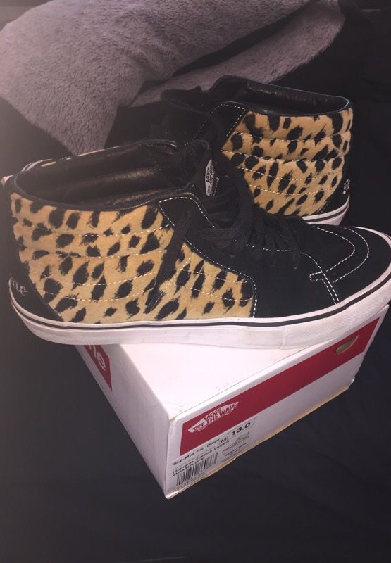 Size 13 supreme vans