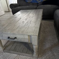 Coffee Table And 2 Side Tables 