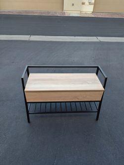 Industrial Storage Bench with Shoe Rack - FREE DELIVERY 🚚