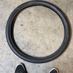 Thick slick Tire