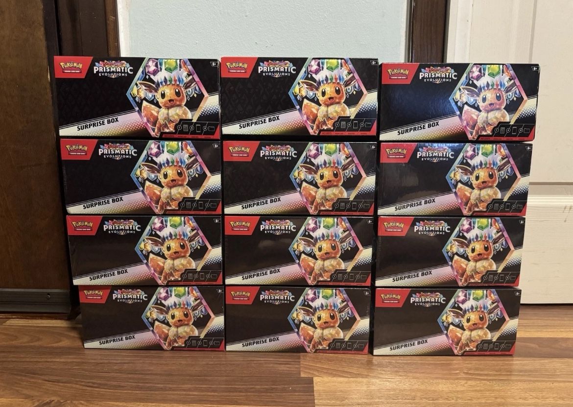 Pokemon Scarlet & Violet Prismatic Evolutions Surprise Box