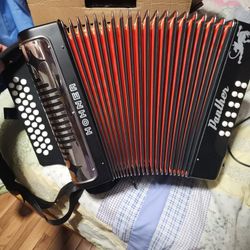 Hohner 3100FB Panther Diatonic Accordion. Tono Fa for Sale in