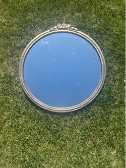Vintage oval mirror