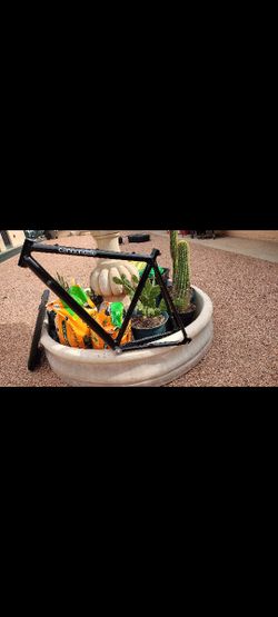 Vintage Cannondale Road Bike Frame 54cm Cannondale Number Cc11164 + Forks