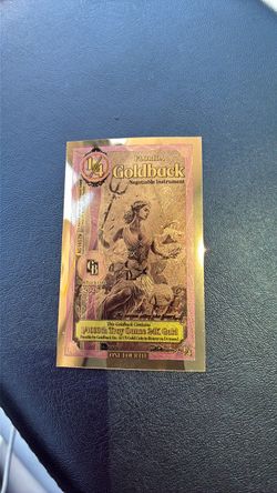 Florida Goldback 1/4 – 24K Gold Note