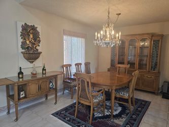 Antique Oak Dining Room Set