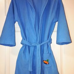 Boys Blue Bathrobe Size M (6/7)