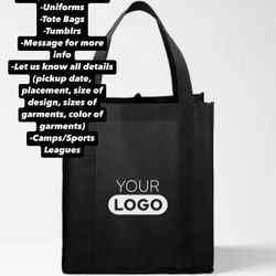 Print Shirts/Hoodies/Bags- $0