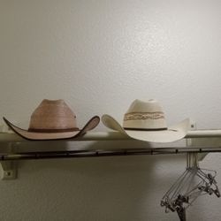 Both Of My Cowboy Hats 7 3/8 Size