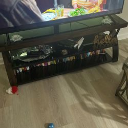 Entertainment center only for TV comes with TV mount hooked on