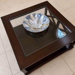 Glass Top Coffee Table