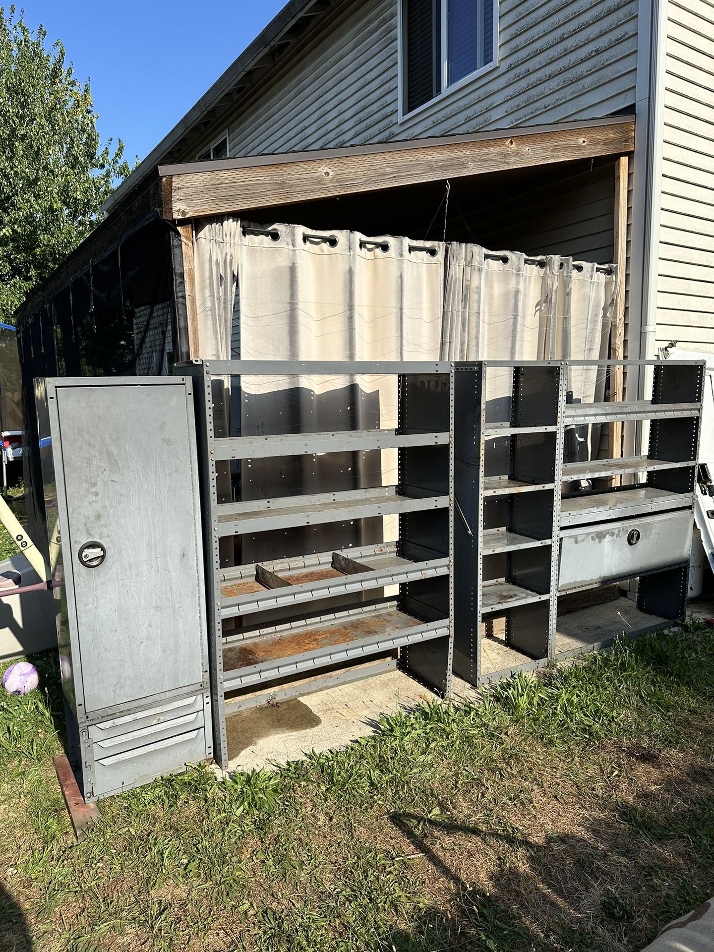 Van Shelving Cargo Van Shelves Box Truck Shelves Metal Heavy Duty Universal Shelving