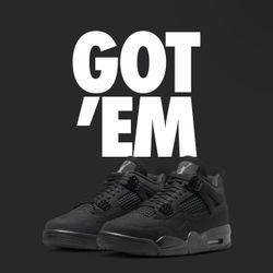 Jordan 4s Black Cat (2025)