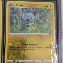 Pokemon Card Shinx Holo