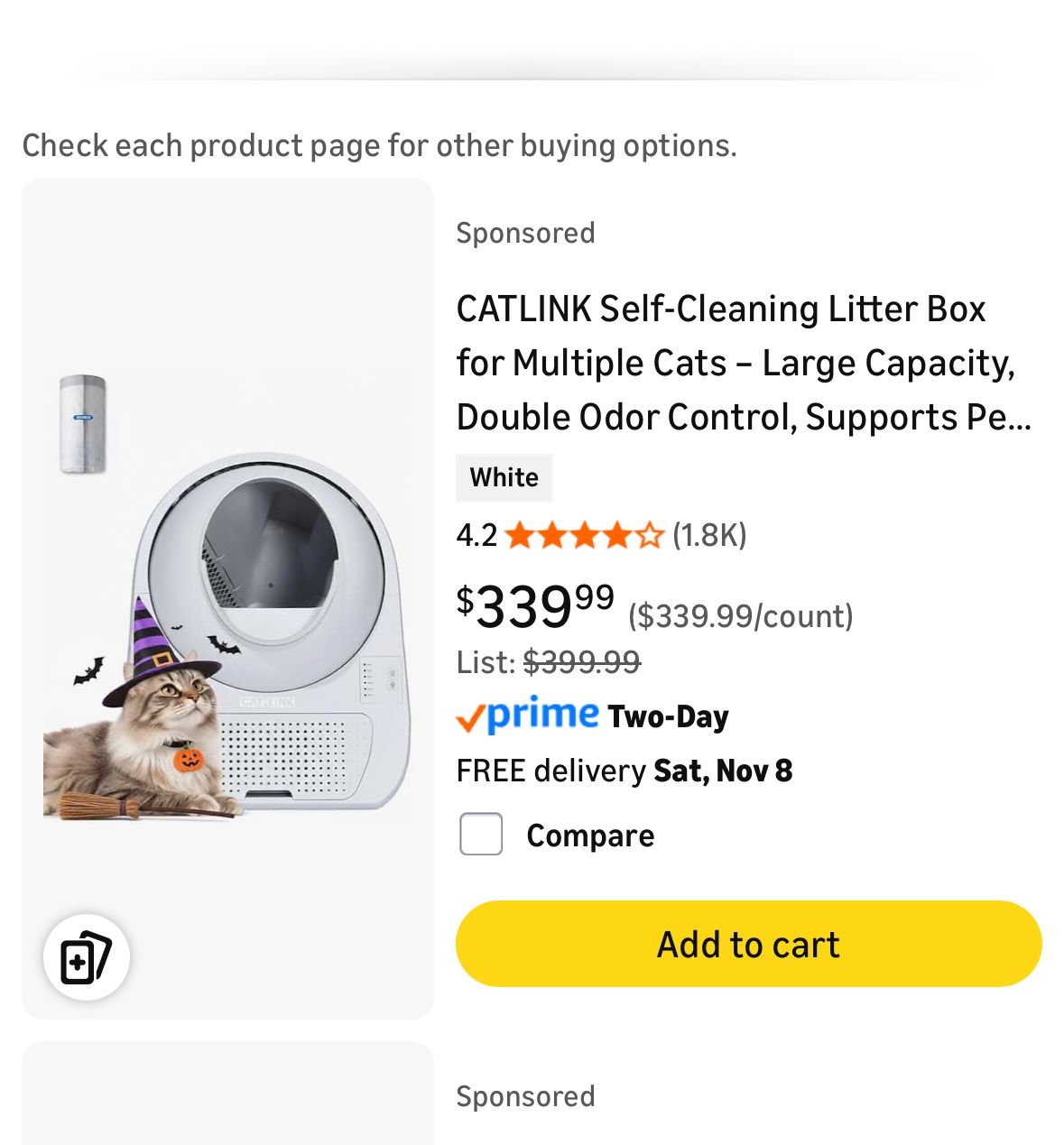 Self Cleaning Litter Box