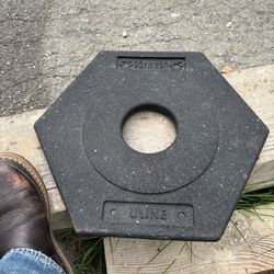 Rubber bollard bases- Weights