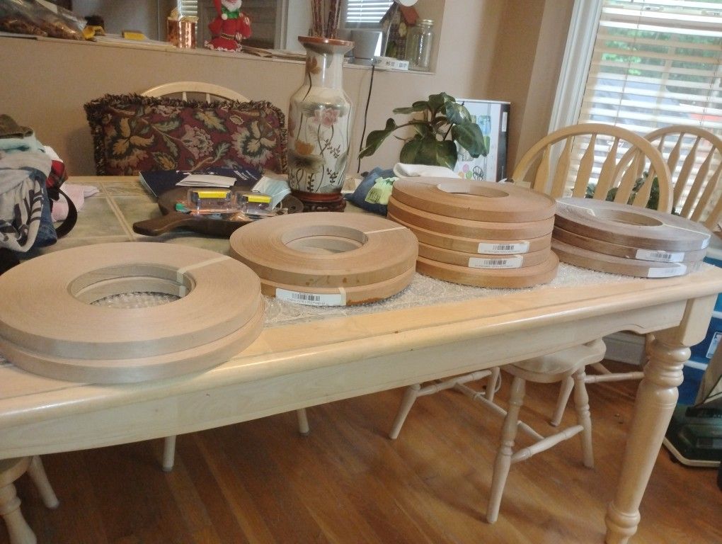 Veneer Wood Tape Pre Glue Variety Cabinet