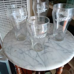Coca Cola Glasses Vintage 