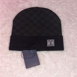 Black LV Beanie 