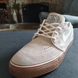 (Size-11) New, Men's, Nike Zoom Stefan Janoski SB White/White US Mens Size 12 333824-101, no Box