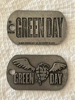 Green Day Dog Tags 